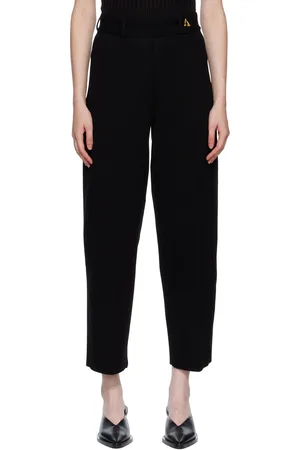 AERON Black Madeleine Trousers