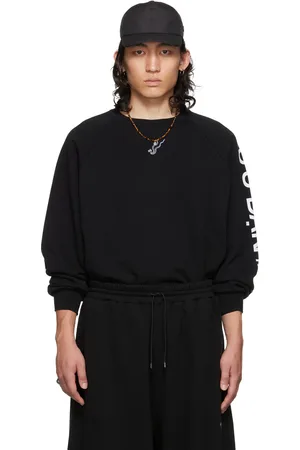 LU’U DAN Black Oversized Serpent Sweatshirt