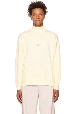 Msgm Off-White Felpa Sweatshirt