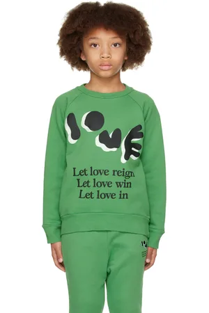 Wolf & Rita Kids Green Age of Togetherness Bernardo Sweatshirt