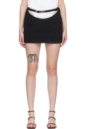 Y / PROJECT SSENSE Exclusive Gray Y-Belt Miniskirt