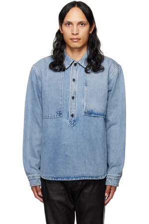 RTA Blue Grian Utility Shirt