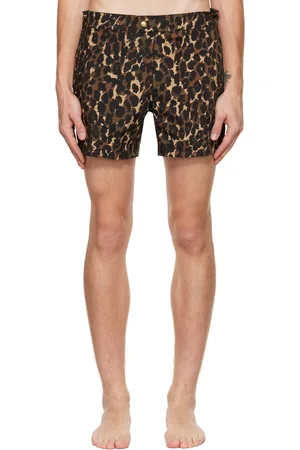 Tom Ford Leopard Swim Shorts