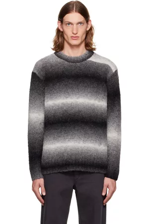 Joseph Men Jumpers - Gray Printed Sweater