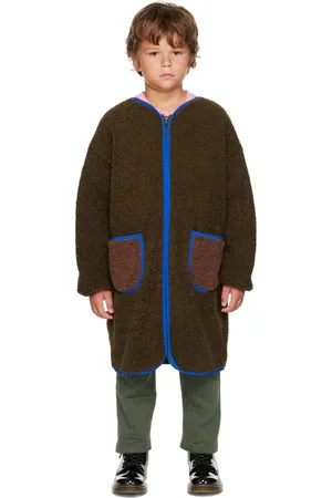 The Campamento Kids Brown Teddy Coat