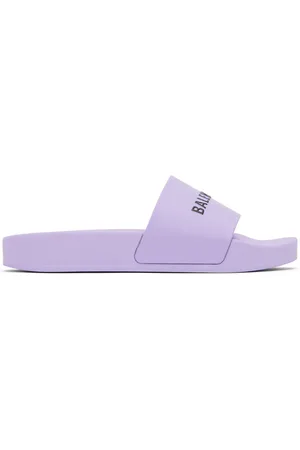 Balenciaga Kids Purple Pool Slides