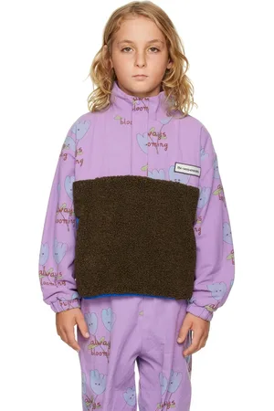 The Campamento Kids Purple & Brown Flowers Jacket
