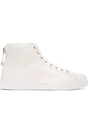 Gianvito Rossi Men Sneakers - White Leather Sneakers