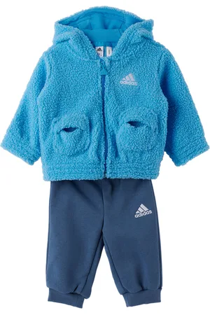 adidas Accessories - Baby Blue Teddy Jogger Set