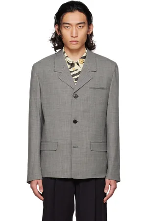 Nanushka Black & White Rox Blazer