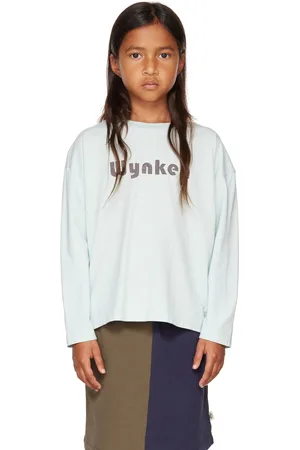 Wynken Kids Blue Logo Long Sleeve T-Shirt
