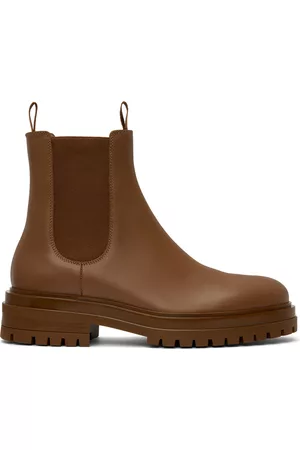 Gianvito Rossi Men Boots - Brown Chester Chelsea Boots