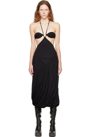 Stella McCartney Black Halter Midi Dress
