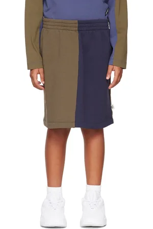 Wynken Kids Khaki & Navy Horizon Skirt