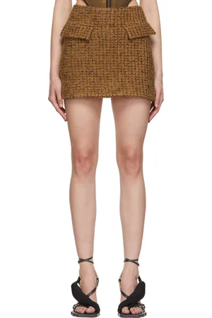 KNWLS Brown SDR Miniskirt