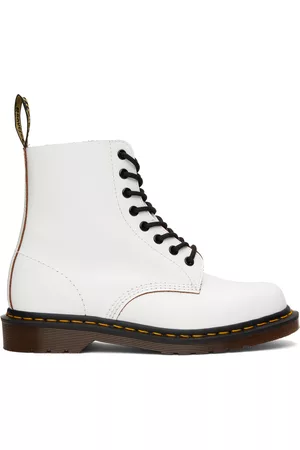 Dr. Martens Men Boots - White Vintage 1460 Boots