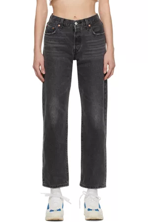 Levi's Women Jeans - Gray 501 90's Jeans