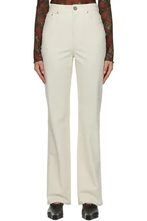 Acne Studios Off-White Regular-Fit Suit Jeans