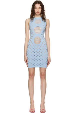 Maisie Wilen SSENSE Exclusive Perforated Mini Dress