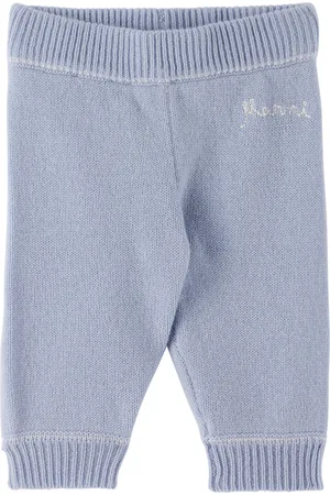 Marni Baby Blue Logo Lounge Pants
