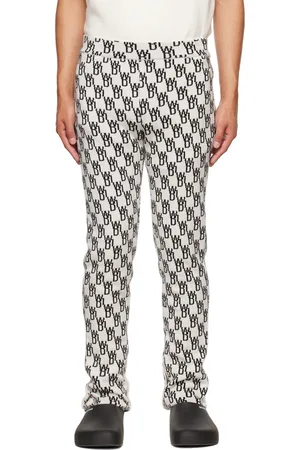 We11 Done Off-White Jacquard Lounge Pants