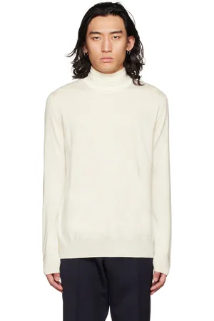 Jil Sander Off-White High Turtleneck