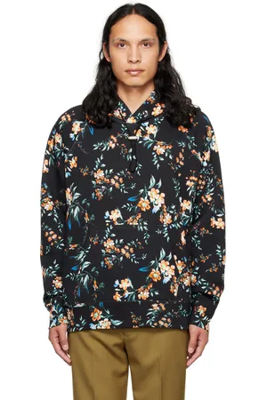 Erdem Black Floral Christian Hoodie