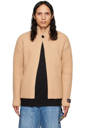 We11 Done Stand Collar Cardigan
