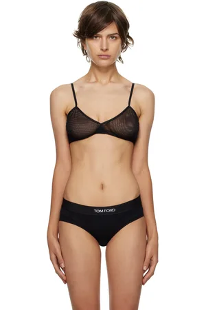 Tom Ford Black Semi-Sheer Bra