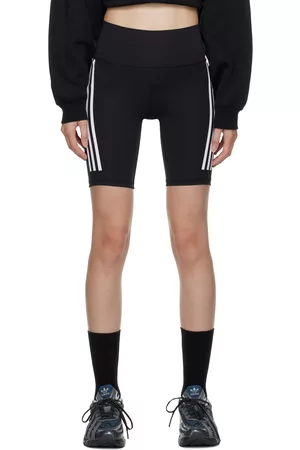 adidas Women Shorts - Black Optime Trainicons Bike Shorts
