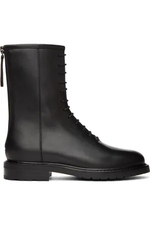 LEGRES Leather Combat Boots