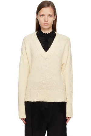 Totême Off-White Textured Sweater