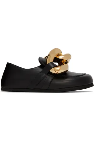 J.W.Anderson Black Chain Loafers