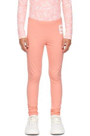 Maison Margiela Kids Pink Logo Lounge Pants