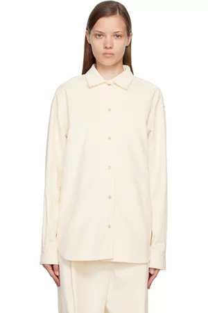 Totême Women Shirts - Off-White Cord Shirt