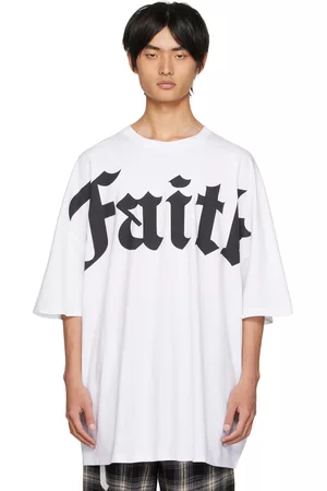 FAITH CONNEXION Men T-shirts - White Oversized T-Shirt