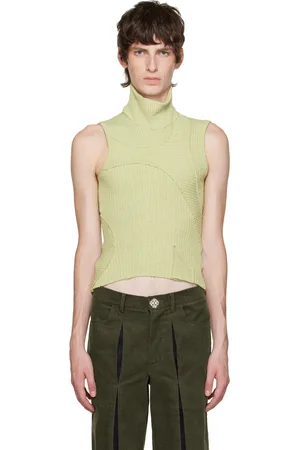 Solitude Studios SSENSE Exclusive Green Directions Tank Top
