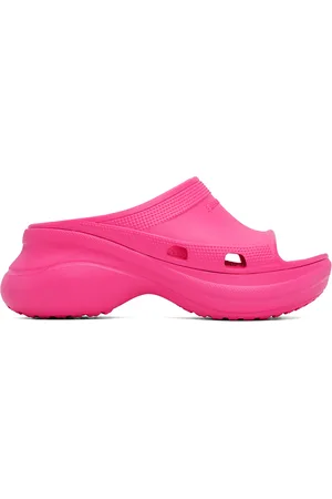 Balenciaga Pink Crocs Edition Pool Slides