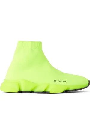 Balenciaga Kids Green Speed Sneakers