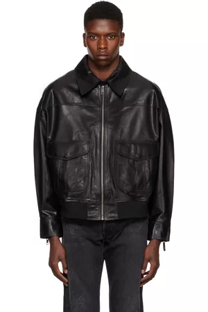 BLK DNM Men Leather Jackets - Black 56 Leather Jacket