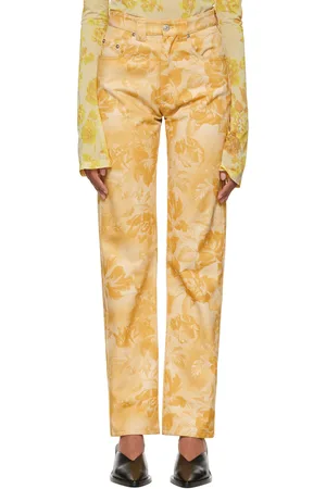 Kwaidan Editions Yellow Straight-Leg Jeans