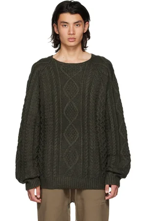 FEAR OF GOD Gray Raglan Sweater