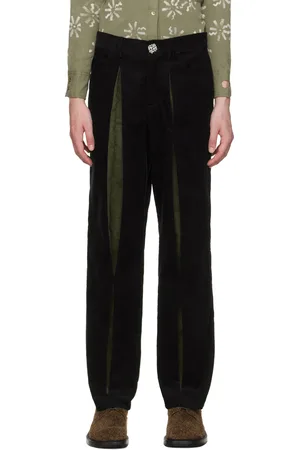 Solitude Studios SSENSE Exclusive Black & Green Reveal Trousers