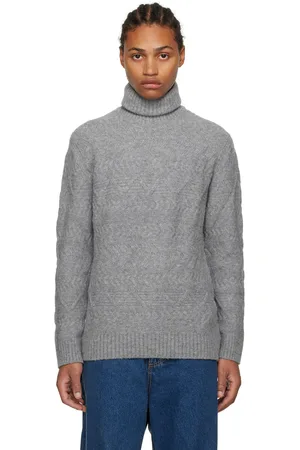NN.07 Gray Bert 6461 Turtleneck