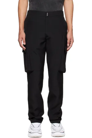 Givenchy Men Cargo Pants - Black Slim-Fit Cargo Pants