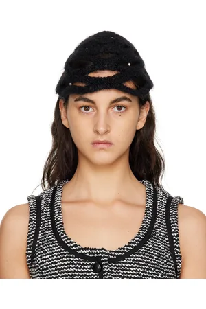 RUI Black Mohair Beanie