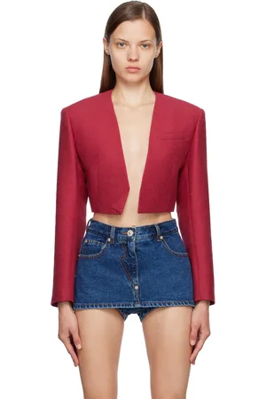 pushBUTTON Pink Cropped Blazer