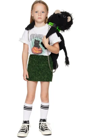 Mimi Wade SSENSE Exclusive Kids Green Slime Skirt