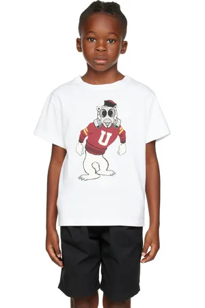 UNDERCOVER Kids White Varsity T-Shirt