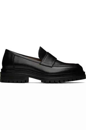 Gianvito Rossi Men Loafers - Black Paul Loafers